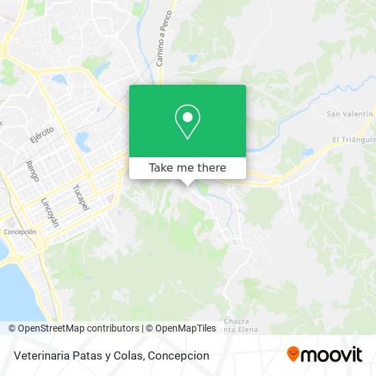Veterinaria Patas y Colas map