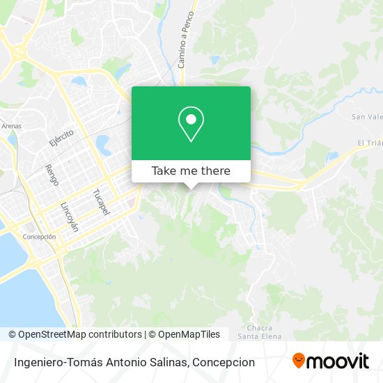 Mapa de Ingeniero-Tomás Antonio Salinas