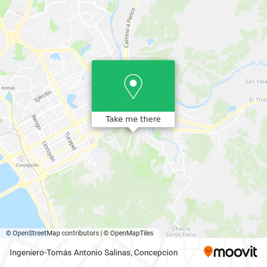 Ingeniero-Tomás Antonio Salinas map
