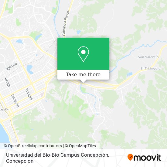 Universidad del Bío-Bío Campus Concepción map