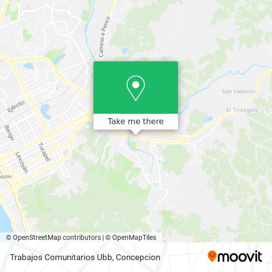 Trabajos Comunitarios Ubb map