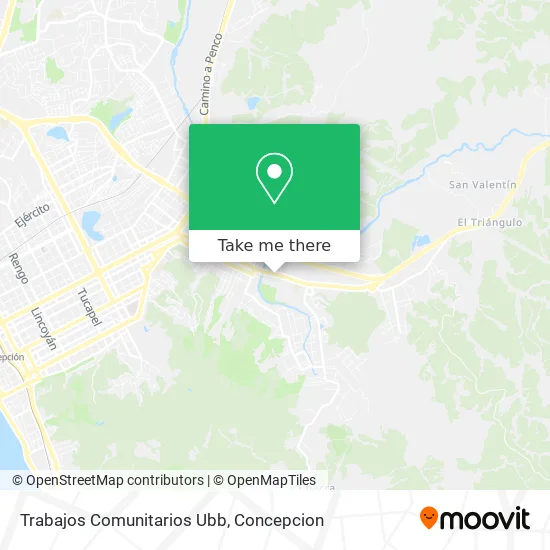Trabajos Comunitarios Ubb map