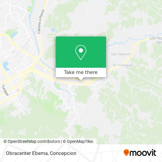 Mapa de Obracenter Ebema