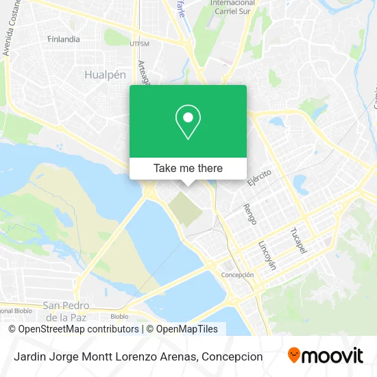 Mapa de Jardin Jorge Montt Lorenzo Arenas