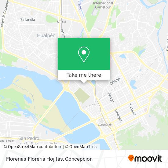 Florerias-Floreria Hojitas map