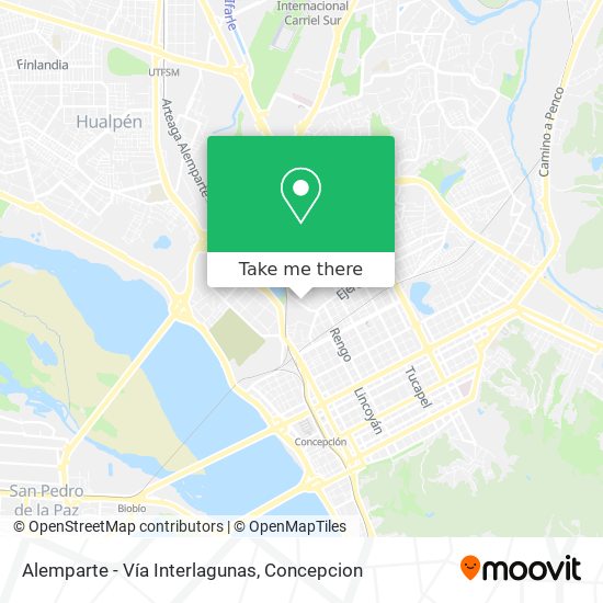 Alemparte - Vía Interlagunas map