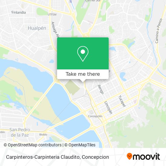 Carpinteros-Carpinteria Claudito map