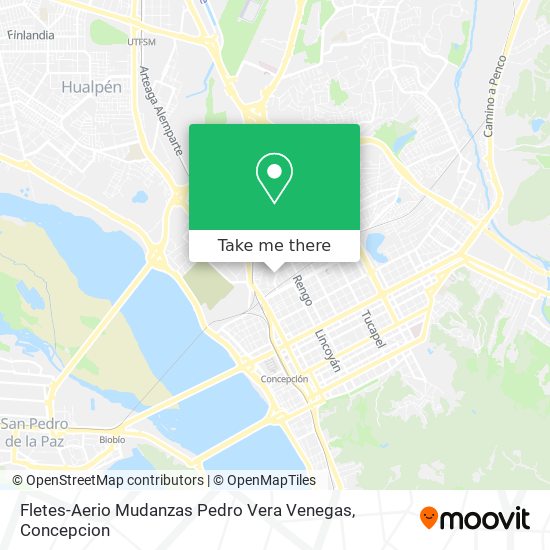 Fletes-Aerio Mudanzas Pedro Vera Venegas map