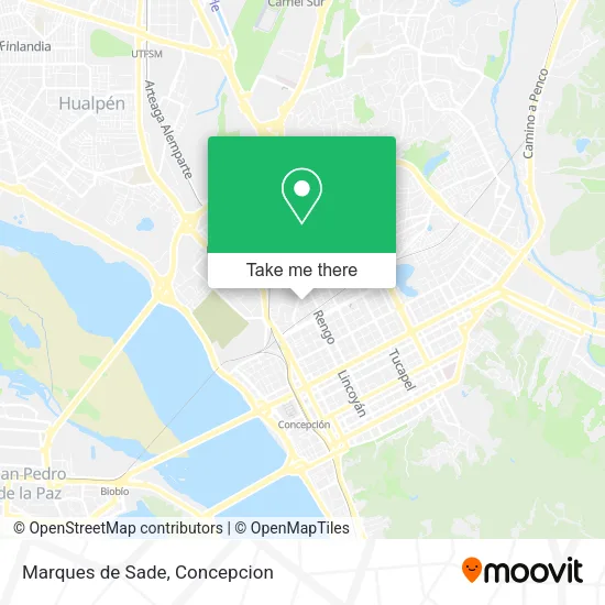 Marques de Sade map