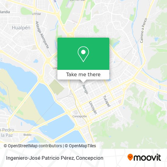 Mapa de Ingeniero-José Patricio Pérez