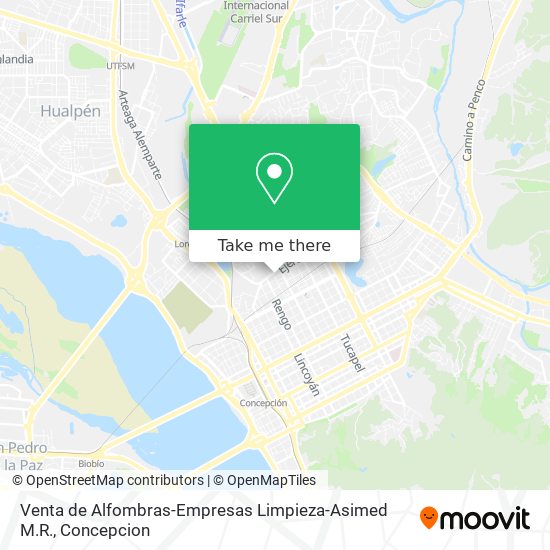 Venta de Alfombras-Empresas Limpieza-Asimed M.R. map