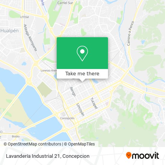 Lavandería Industrial 21 map