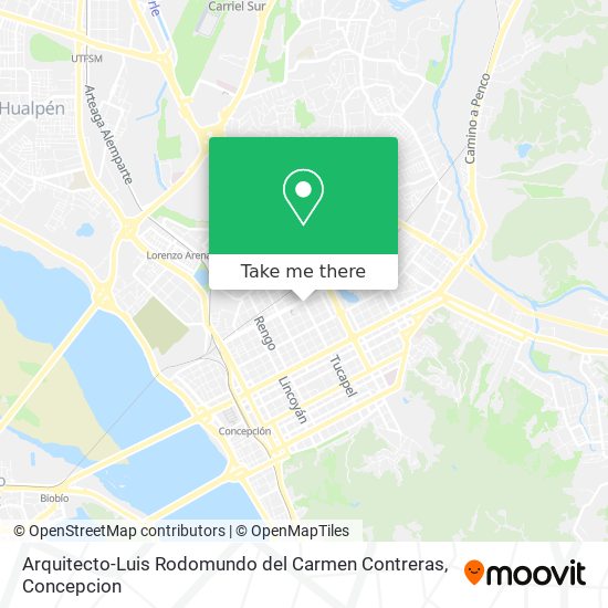 Mapa de Arquitecto-Luis Rodomundo del Carmen Contreras