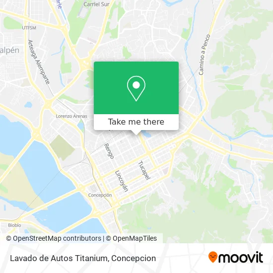 Lavado de Autos Titanium map