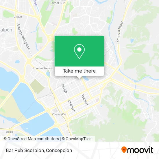 Mapa de Bar Pub Scorpion