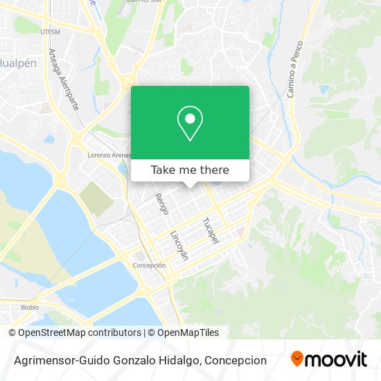 Mapa de Agrimensor-Guido Gonzalo Hidalgo