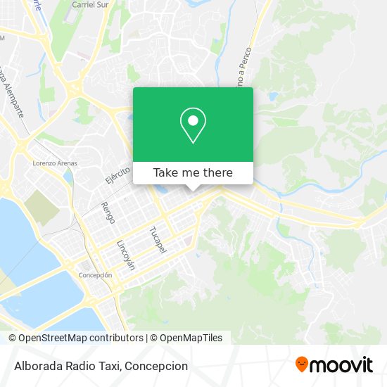 Alborada Radio Taxi map