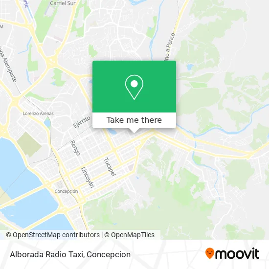 Alborada Radio Taxi map