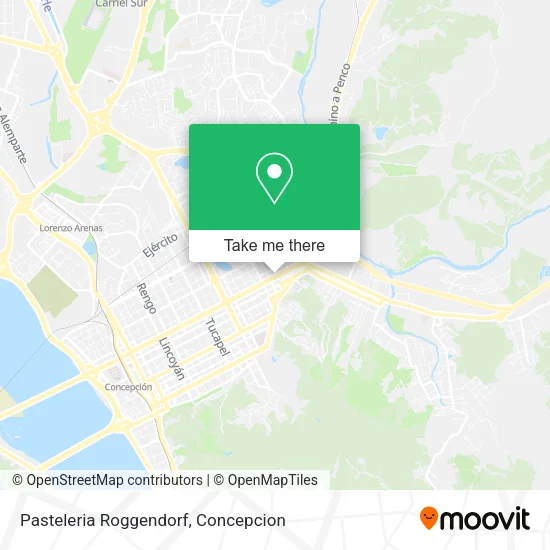 Mapa de Pasteleria Roggendorf