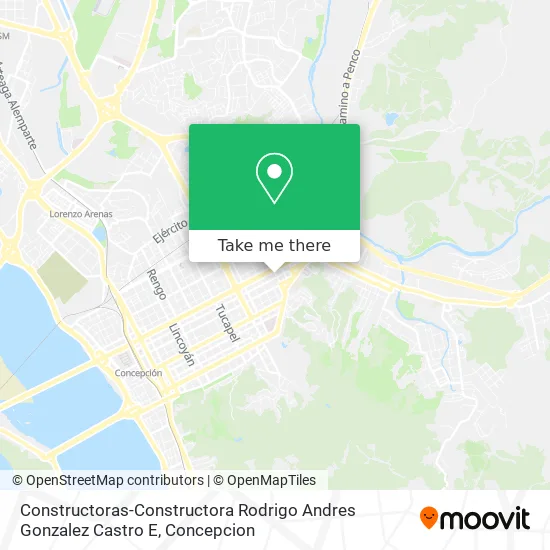 Constructoras-Constructora Rodrigo Andres Gonzalez Castro E map