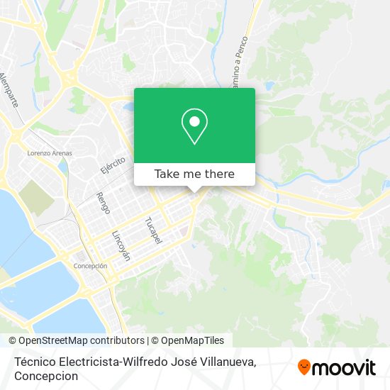 Mapa de Técnico Electricista-Wilfredo José Villanueva