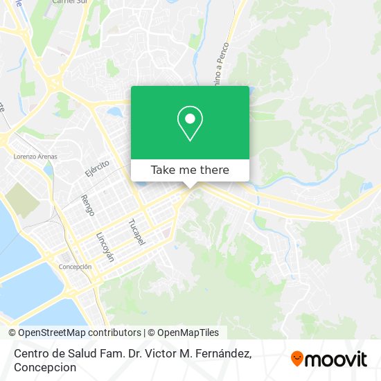 Centro de Salud Fam. Dr. Victor M. Fernández map