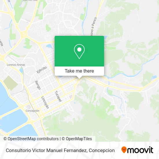 Mapa de Consultorio Victor Manuel Fernandez