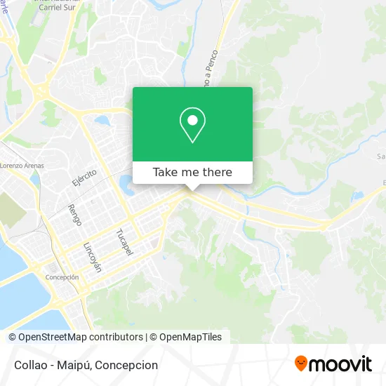 Mapa de Collao - Maipú