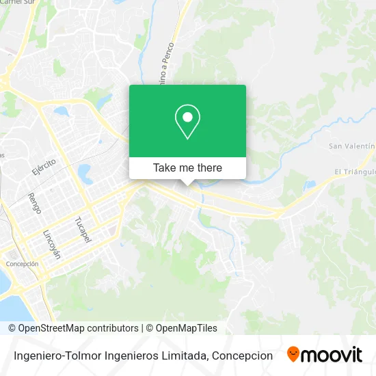 Mapa de Ingeniero-Tolmor Ingenieros Limitada