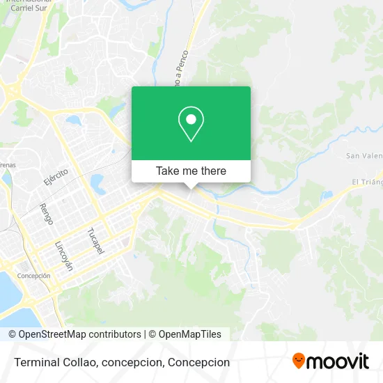 Mapa de Terminal Collao, concepcion