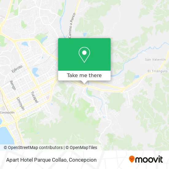 Apart Hotel Parque Collao map