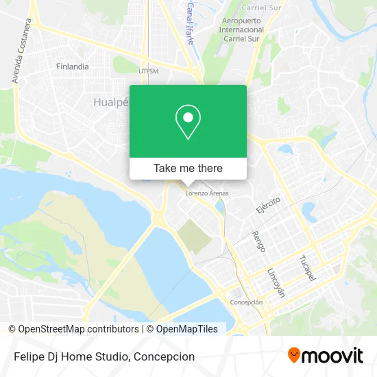 Felipe Dj Home Studio map