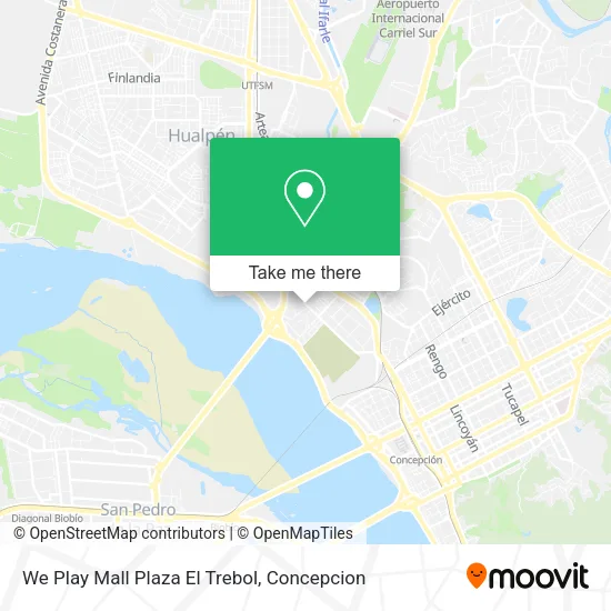 Mapa de We Play Mall Plaza El Trebol