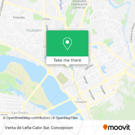 Venta de Leña-Calor Sur map