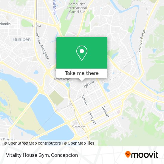 Vitality House Gym map