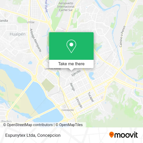 Mapa de Espunytex Ltda