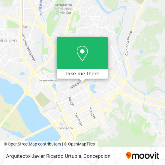 Arquitecto-Javier Ricardo Urtubia map