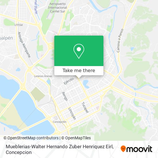 Mueblerias-Walter Hernando Zuber Henriquez Eirl map