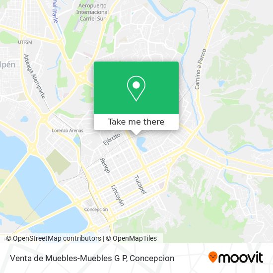 Venta de Muebles-Muebles G P map