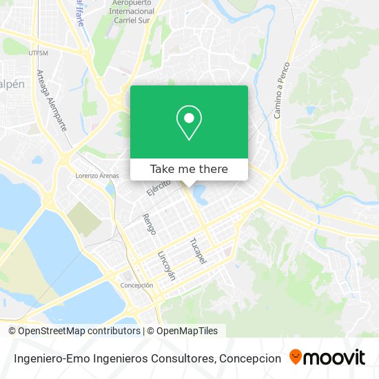 Mapa de Ingeniero-Emo Ingenieros Consultores
