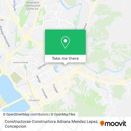 Constructoras-Constructora Adriana Mendez Lepez map