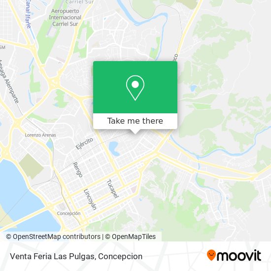 Venta Feria Las Pulgas map