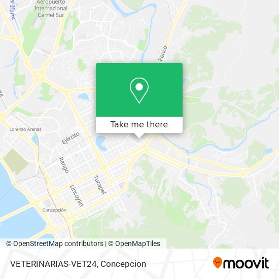 Mapa de VETERINARIAS-VET24