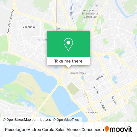 Psicologos-Andrea Carola Salas Alonso map