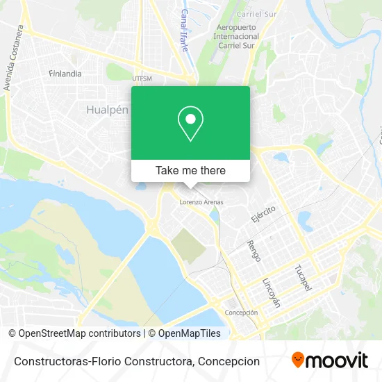 Constructoras-Florio Constructora map
