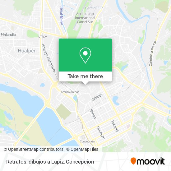 Mapa de Retratos, dibujos a Lapiz