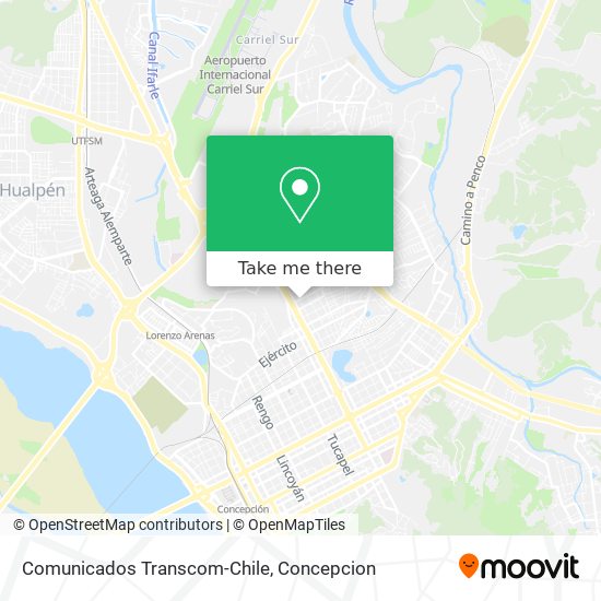 Comunicados Transcom-Chile map