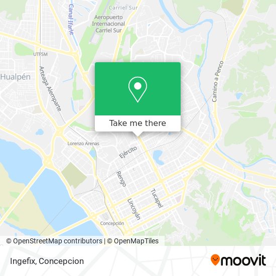 Mapa de Ingefix