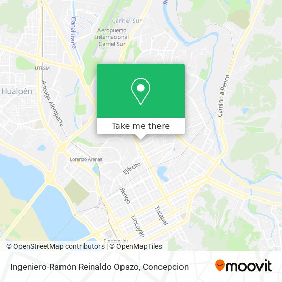 Ingeniero-Ramón Reinaldo Opazo map