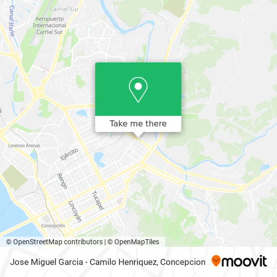 Mapa de Jose Miguel Garcia - Camilo Henriquez